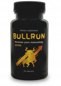 Bullrun Extra suplement wspomagający potencje erekcje wzwód 30 kapsułek 1