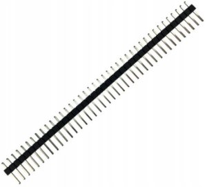 Goldpin listwa z pinami 1x40 2.54 raster do dupont 1