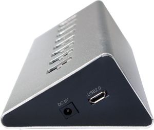 HUB USB LogiLink 8x USB-A 2.0 (UA0225) 3