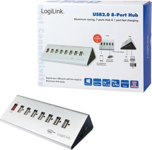 HUB USB LogiLink 8x USB-A 2.0 (UA0225) 7