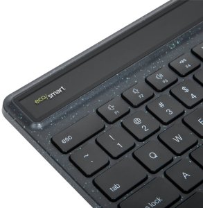 Targus EcoSmart - Tastatur - nachhaltige Energiegewinnung - full size - antimicrobial - hintergrundbeleuchtet - kabellos - Bluetooth 5.0 - QWERTY - Spanisch - Schwarz - recycelte Verpackung 11