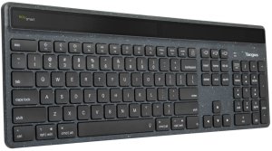 Targus EcoSmart - Tastatur - nachhaltige Energiegewinnung - full size - antimicrobial - hintergrundbeleuchtet - kabellos - Bluetooth 5.0 - QWERTY - Spanisch - Schwarz - recycelte Verpackung 2