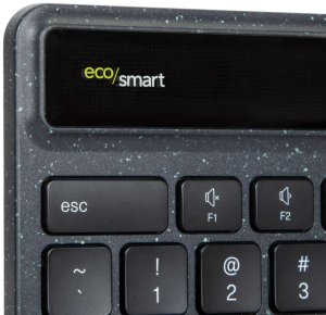 Targus EcoSmart - Tastatur - nachhaltige Energiegewinnung - full size - antimicrobial - hintergrundbeleuchtet - kabellos - Bluetooth 5.0 - QWERTY - Spanisch - Schwarz - recycelte Verpackung 9