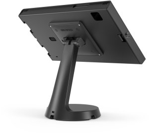 Compulocks Galaxy Tab S9/S9FE 10.9" Apex Enclosure Mast Counter Stand - Befestigungskit (Gehause, Maststander) - fur Tablett - verriegelbar - Metallrahmen - Schwarz - Bildschirmgrosse: 27.7 cm (10.9") - Theke - fur Samsung Galaxy Tab S9, Tab S9 FE 2