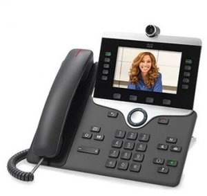 Cisco IP Phone 8865 - IP-Videotelefon - mit Digitalkamera, Bluetooth-Schnittstelle - SIP, SDP - 5 Leitungen - holzkohlefarben  - wiederhergestellt 1