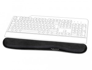 Delock  Handgelenkauflage fur Tastatur / Notebook schwarz 2