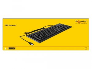 Klawiatura Delock USB Tastatur przewodowa 1,5 m czarny (Water-Drop) 4