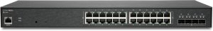 SonicWall Switch SWS14-24 - Switch - managed - 24 x 10/100/1000 + 4 x 10 Gigabit SFP+ - an Rack montierbar 1