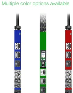 APC NetShelter Rack PDU Advanced - Stromverteilungseinheit (Rack - einbaufahig) - gemessen - AC 400/415 V - 17.3 kW - 17300 VA - 3 Phasen - Ethernet 10/100/1000, Ethernet 10/100 - Eingabe, Eingang IEC 60309 530P6 - Ausgangsanschlusse: 48 (24 x IEC 60 6