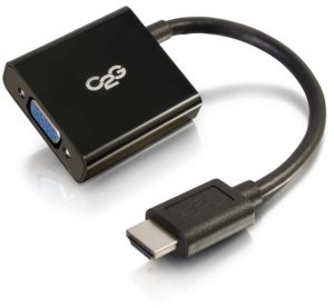 C2G HDMI to VGA Adapter - HDMI to VGA Converter - M/F - Videokonverter - HDMI - VGA - Schwarz 1