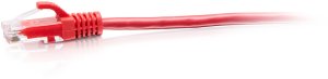 C2G 10ft (3m) Cat6a Snagless Unshielded (UTP) Slim Ethernet Network Patch Cable - Red - Patch-Kabel - RJ-45 (M) zu RJ-45 (M) - 3 m - 4.8 mm - UTP - CAT 6a - geformt, ohne Haken - Rot 2