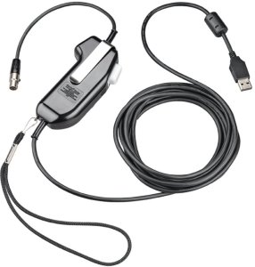 Poly SHS 2371-11 - PTT (Push-to-Talk)-Headset-Adapter - USB, Stereo, nicht seriell - TAA-konform - Replaces Poly SKU 92371-11 1
