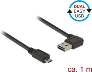 Kabel USB Delock USB-A - 1 m Czarny (85165) 1