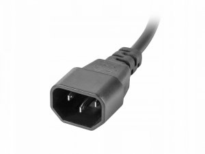 LISTWA ZASILAJĄCA RACK PDU 19" LANBERG 1U 16A 5X SCHUKO 2M CZARNA C14 5