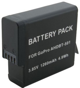 GOPRO AHDBT-501 baterija, 1260mAh 1