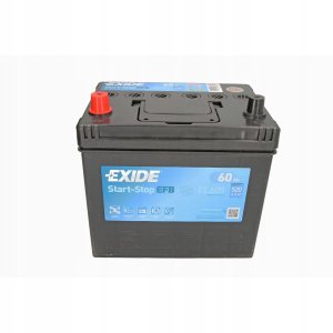 EXIDE EL605 EFB 60Ah 520A (EN) 12V akumuliatorius 3