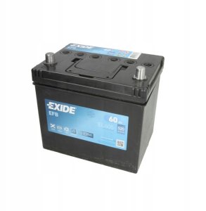 EXIDE EL605 EFB 60Ah 520A (EN) 12V akumuliatorius 5