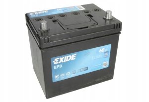 EXIDE EL605 EFB 60Ah 520A (EN) 12V akumuliatorius 7