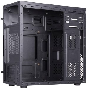 1stCOOL skříň STEP Premium, micro tower, AU, USB 3.0, USB-C, 1x 120mm + 1x 80mm Fan, černá 2