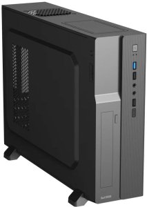 1stCOOL skříň COMPACT 1, Micro Tower, AU, USB 3.0, USB-C, CR, 1x 80mm Fan, černá 2