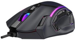 C-TECH Herní myš Akali, 12800 DPI, RGB podsvícení, USB, Černá 3