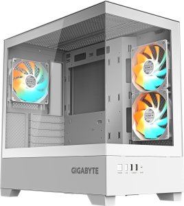 GIGABYTE case GB-C201PI, Mid tower, 2xUSB 3.0, 3x 120mm ARGB Fan, bílá 1