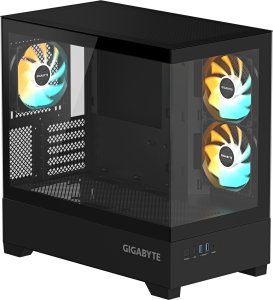 GIGABYTE case GB-C201P, Mid tower, 2xUSB 3.0, 3x 120mm ARGB Fan, černá 1
