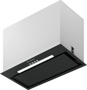 Gartraukis Faber INCA LUX EV8 X/BK A52, juoda/nerūdijančiojo plieno 1