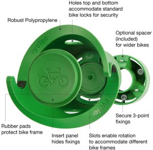 CYCLOC Solo sieninis dviračio laikiklis, mėlyna 12