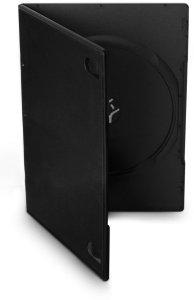 COVER IT obal na 1 DVD 7mm slim černý 10ks/bal 1