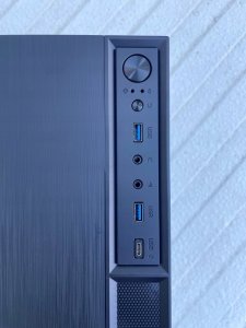 EUROCASE skříň MC MF-320B, Micro Tower, 1xUSB-C, 2xUSB 3.0, 2x audio, bez zdroje 2