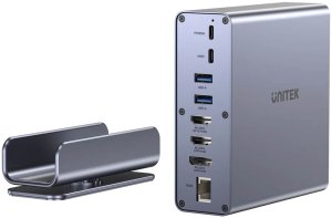 Stacja/replikator Unitek Universal DisplayLink Triple 4K USB-C/Thunderbolt (D1135AGY01) 18