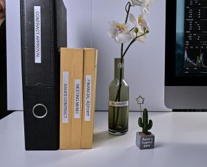 G&G Schriftband 9mm x 7m sw-ws Komp. m. Dymo D1/ 40913/ S072068 2