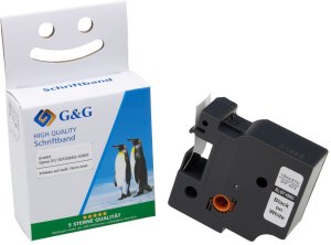 G&G Schriftband 19mm x 7m sw-ws Komp. m. Dymo D1/ 45803/ S072083 2