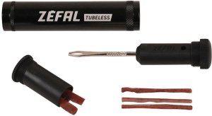 ZEFAL TUBELESS REPAIR KIT - Juodas TUBE W CLIP dvir. įrankių rinkinys 1