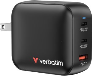 Verbatim Mini GaN Charger 100W 3Port US/EU/UK ADP 32230 2