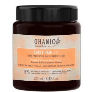 Kaukė garbanotiems plaukams Ohanic Skirtas garbanotiems plaukams Method Mask, 250 ml OHAN19 1