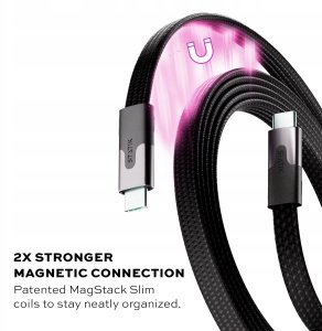 Kabel USB STATIK USB-C - USB-C 1 m Czarny (PUP-0495-3FT-CC-BLK   ) 2