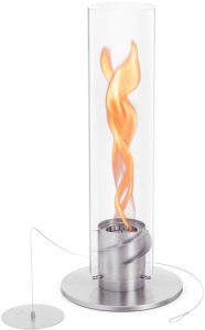 HOFATS SPIN 1200 stalo židinys su bio-degikliu, sidabrinė 2