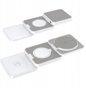 Ładowarka Technaxx z magnetycznym stojakiem  do 3 urządzeń TX-316 3