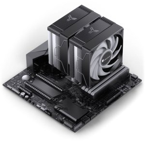Chłodzenie CPU Jonsbo Jonsbo CR-3000E CPU-Kühler, Dual-Tower, RGB - 120mm, schwarz 2