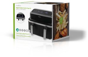 Frytkownica beztłuszczowa Nedis Frytkownica beztłuszczowa 2x4,2l KAAF320BK 19