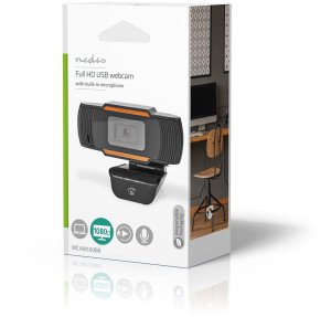 Kamera internetowa Nedis Kamerka internetowa Full HD 30 fps czarna 8