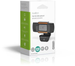 Kamera internetowa Nedis Kamerka internetowa Full HD 30 fps czarna 9