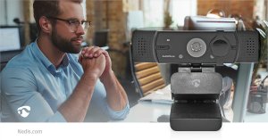 Kamera internetowa Nedis Kamerka internetowa Full HD 60fps / 4K 30fps czarna 22