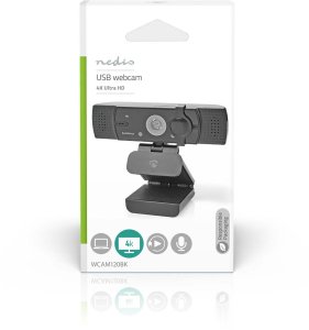Kamera internetowa Nedis Kamerka internetowa Full HD 60fps / 4K 30fps czarna 8