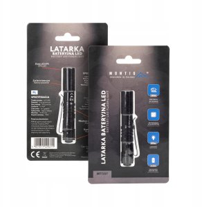 Latarka bateryjna LED aluminiowa 80lm Montis MT157 6