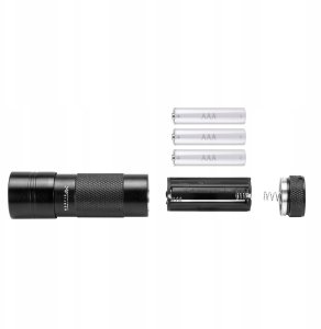 Latarka bateryjna LED UV aluminiowa 395nm Montis MT156 5