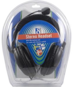 Słuchawki Deltaco Słuchawki DELTACO nauszne z mikrofonem czarne 2x3.5mm / HL-9 2