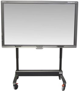 MEDIASPRINT Display Mobil 8010 XL Schwarz fuer Displays bis 228,60cm 90Zoll Max Gewicht 130kg motorische H�henverstellung 2